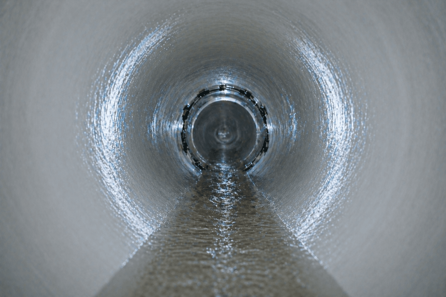 Fertiggestellte Rohrinstallation