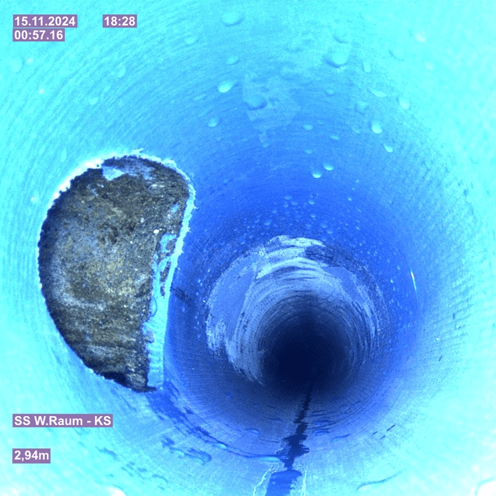 Digitale Inspektion eines Kanalsystems